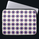 Floral Mandala Pattern Laptop Sleeve<br><div class="desc">A long body pillow featuring an elegant purple floral mandala pattern, perfect for adding artistic comfort to your bedroom decor.</div>