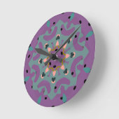 Floral Mandala Ronde Klok (Hoek)