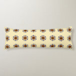 Floral Mandala Seamless Lichaamskussen<br><div class="desc">This unique hand-drawn mandala features a rustic,  artistic charm with natural variations in the pattern alignment. Elegant and cozy,  it's the perfect statement piece for any bedroom decor</div>