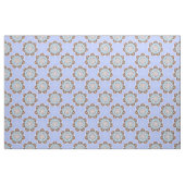 Floral Mandala Tegel in Light Blue Stof (Fat Quarter)