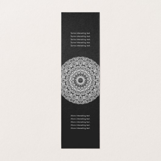 Floral Mandala Visitekaartje (Binnenkant ongevouwen)