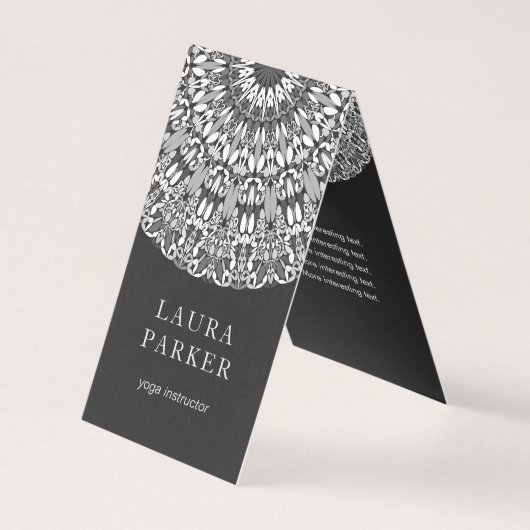 Floral Mandala Visitekaartje (Voorkant)