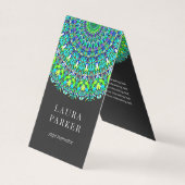 Floral  Mandala Visitekaartje (Voorkant)