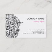 Floral Mandala Visitekaartje (Achterkant)