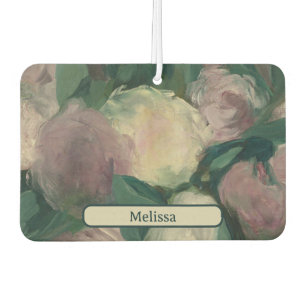 Floral Manet Schilderij van pioenen en naam Luchtverfrisser