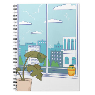 Floral Manhwa AestheticDescription: A high-resolut Notitieboek