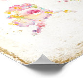 Floral Map of the USA Poster (Hoek)