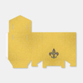 Floral Mardi Gras fleur de lis Bedankdoosjes (Uitgevouwen)