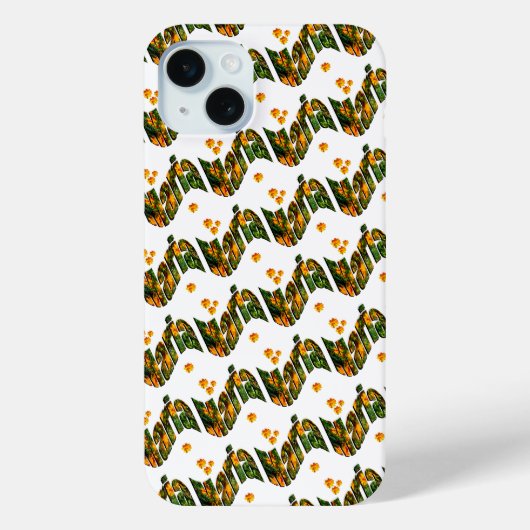Floral Maria Name Case-Mate iPhone Case (Achterkant)