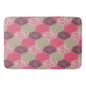  Floral Marokkaanse Patroon Roze Badmat (Voorkant)