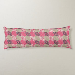 Floral Marokkaanse Patroon Roze Lichaamskussen