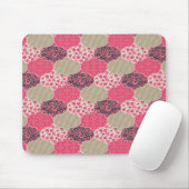 Floral Marokkaanse Patroon Roze Muismat (Met muis)