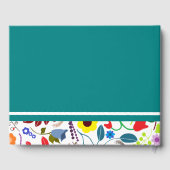 Floral Mason Jar Baby shower Gastenboek (Achterkant)