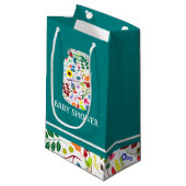 Floral Mason Jar Baby shower Klein Cadeauzakje (Voorkant Gekanteld)