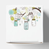 Floral Mason Jars Bedankdoosjes (Bovenkant)