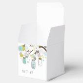 Floral Mason Jars Bedankdoosjes (Geopend)