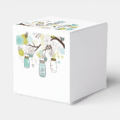 Floral Mason Jars Bedankdoosjes (Achterkant)