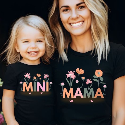 Floral Matching Mama dochter Romper