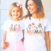 Floral Matching Mama dochter T-shirt