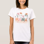 Floral Matching Mama dochter T-shirt (Voorkant)