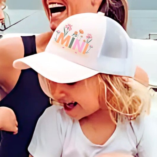 Floral Matching Mama dochter Trucker Pet