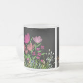 Floral Matglas Koffiemok (Voorkant links)