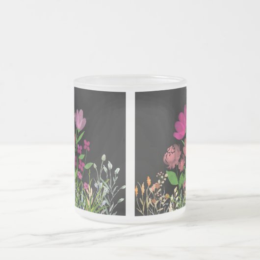 Floral Matglas Koffiemok (Center)