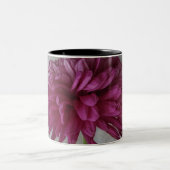 Floral Mauve Two-Tone Coffee Mok (Center)