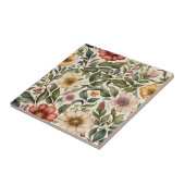Floral Meadow Botanical Tegeltje (Zijkant)