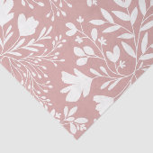 Floral Meadow Dreams Botanical Silhouettes blush Tissuepapier (Detail)