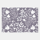 Floral Meadow Dreams Botanical Silhouettes Inpakpapier Vel (Voorkant)