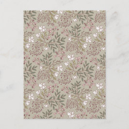 Floral Meadow Dreams Wildflower Botanical Art Briefkaart