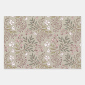 Floral Meadow Dreams Wildflower Botanicals Inpakpapier Vel (Voorkant 2)