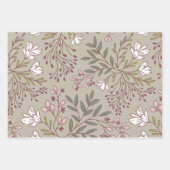 Floral Meadow Dreams Wildflower Botanicals Inpakpapier Vel (Voorkant)