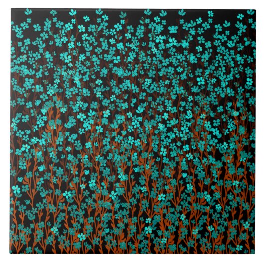 Floral Meadow Tegeltje (Voorkant)