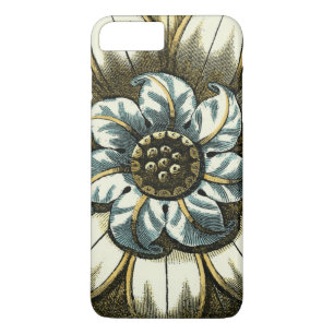  Floral Medallion op lichtblauwe achtergrond Case-Mate iPhone Case