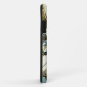  Floral Medallion op lichtblauwe achtergrond Case-Mate iPhone Case (Achterkant/rechts)