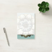 Floral Medallion op lichtblauwe achtergrond Post-it® Notes (Kantoor)