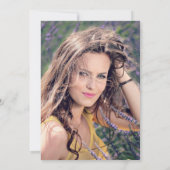 Floral Medical Nursing School Afstuderen Kaart (Achterkant)