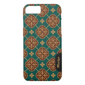 Floral medieval tegelpatroon CC0906 Augustus Pugin Case-Mate iPhone Case (Achterkant)