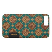 Floral medieval tegelpatroon CC0911 Augustus Pugin Case-Mate iPhone Case (Achterkant (Horizontaal))