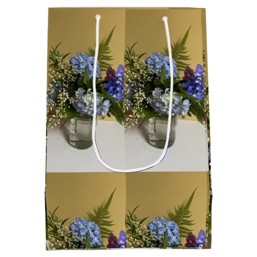 Floral Medium Cadeauzakje (Achterkant)