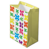 Floral Medium Cadeauzakje (Voorkant Gekanteld)
