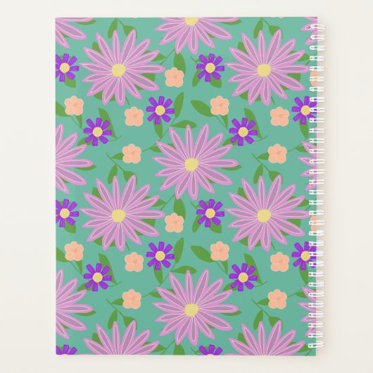 Floral Medley Planner (Achterkant)