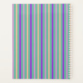 Floral Medley Stripes Planner (Achterkant)