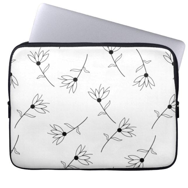 Floral, melkwit, Romance elektronica tas (Voorkant)