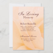 Floral Memorial Service Kaart (Voorkant)