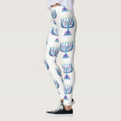 floral menorah hanukkah leggings (Links)