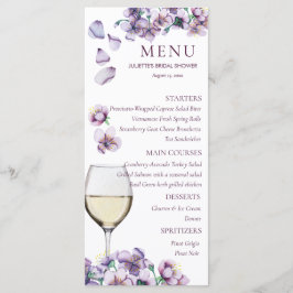 Floral Menu