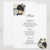 Floral Menu Card (Voorkant / Achterkant)